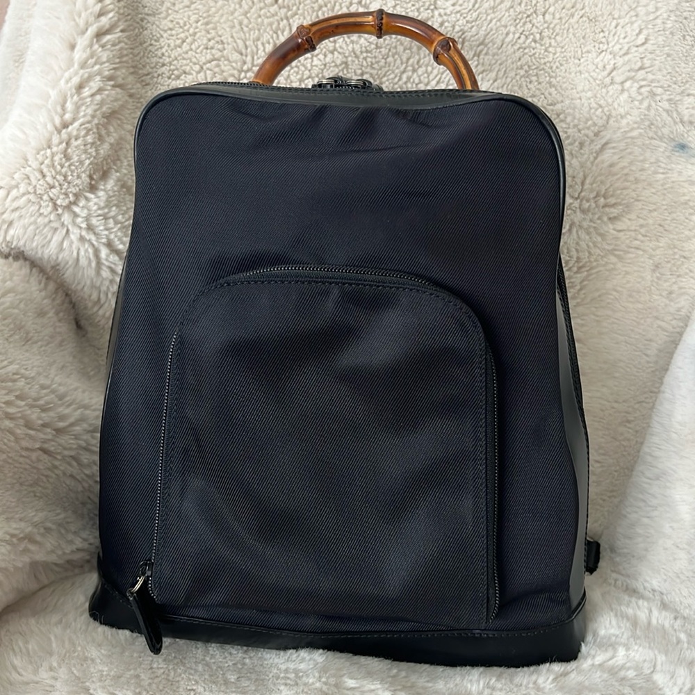 VTG Gucci Bamboo Sling Backpack
